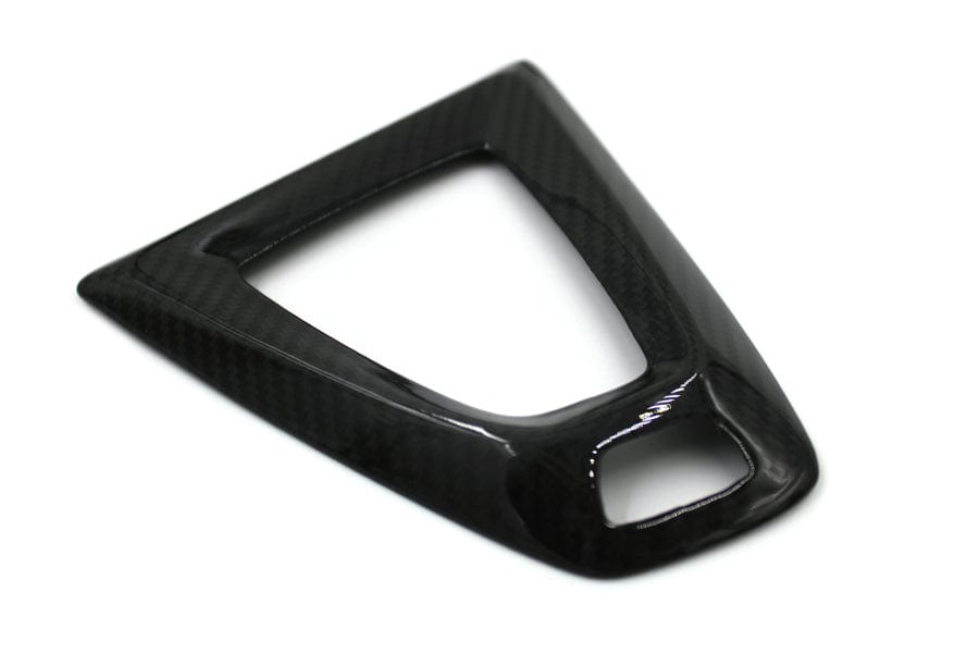 Basic Carbon BMW F80 F82 M Infusion Pre-Preg Dry Carbon Fibre DCT Gear Surround Cover (M3 & M4) - Stick On