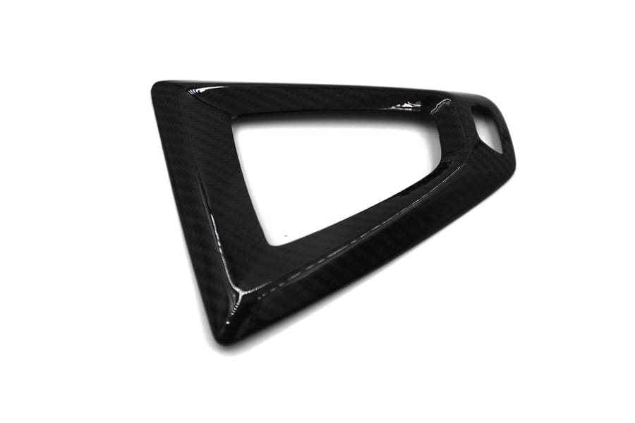 Basic Carbon BMW F80 F82 M Infusion Pre-Preg Dry Carbon Fibre DCT Gear Surround Cover (M3 & M4) - Stick On