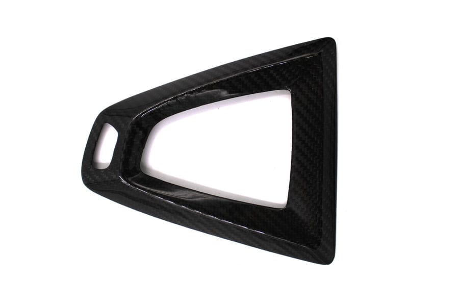 Basic Carbon BMW F80 F82 M Infusion Pre-Preg Dry Carbon Fibre DCT Gear Surround Cover (M3 & M4) - Stick On