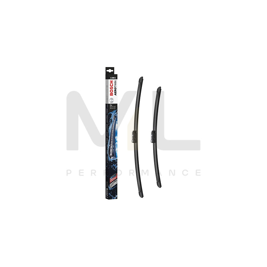 Bosch Aerotwin Flat Wiper Blade Set A296S Front