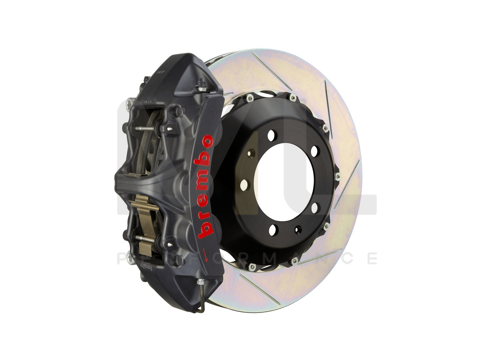 Brembo BMW F20 F22 F30 F32 F36 Front GT-S 6 Piston Track Big Brake Kit 355x32mm with Hard Anodized Black Caliper (Inc. M135i, M240i, 328i & 440i) - ML Performance UK 