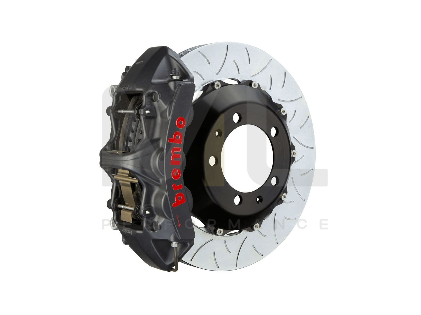 Brembo BMW F20 F22 F30 F32 F36 Front GT-S 6 Piston Track Big Brake Kit 355x32mm with Hard Anodized Black Caliper (Inc. M135i, M240i, 328i & 440i) - ML Performance UK 