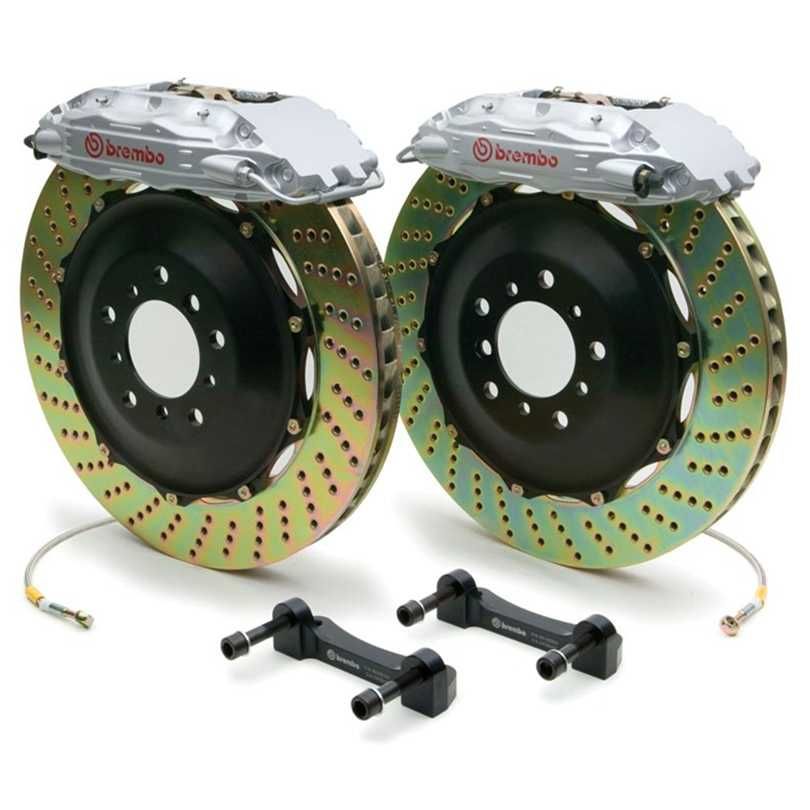 Brembo BMW F20 F22 F30 F32 F36 Front GT 6 Piston Cross Drilled Big Brake Kit 355 x 32mm (Inc. M135i, M240i, 328i & 430i) - ML Performance UK