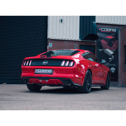 Cobra Exhaust Ford Mustang 5.0 V8 GT Convertible (2015-18) 2.5" Venom Box Delete Axle Back Performance Exhaust