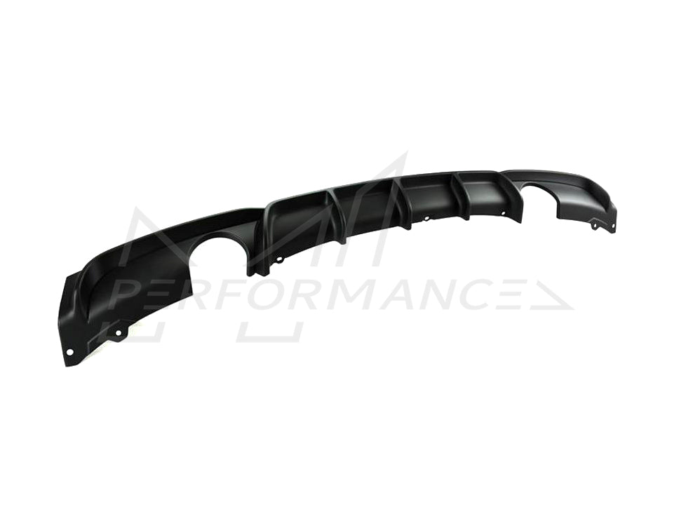 Genuine BMW 3 Series F30 F31 M Performance Rear Diffuser in Matte Black (335i, 340i & Hybrid 3) - ML Performance UK