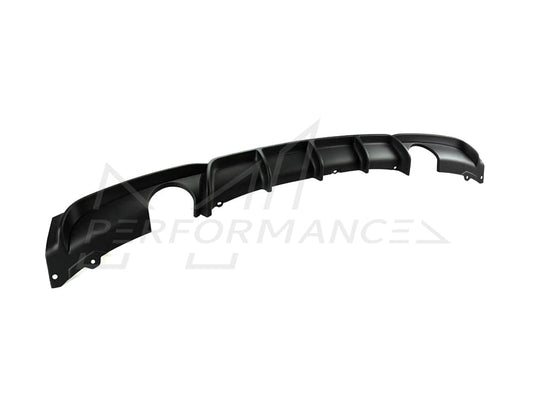 Genuine BMW 3 Series F30 F31 M Performance Rear Diffuser in Matte Black (335i, 340i & Hybrid 3) - ML Performance UK