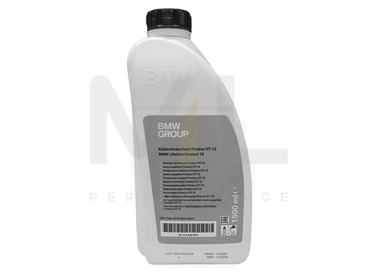 Genuine BMW 1.5L Frostox HT-12 Antifreeze & Anti-corrosion Radiator Coolant - ML Performance UK