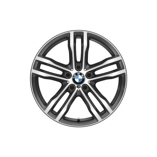 Genuine BMW F30 F31 F32 F36 Orbitgrey Light Alloy 5 Spoke 19" Rear Wheel (Inc. 335i, 340i, 430ix & 440ix) - ML Performance UK