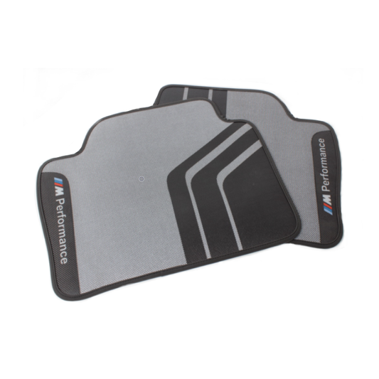 Genuine BMW F30 F31 F36 F80 M Performance Rear Floor Mats (Inc. 330i, 335i, 440i & M3) - ML Performance UK