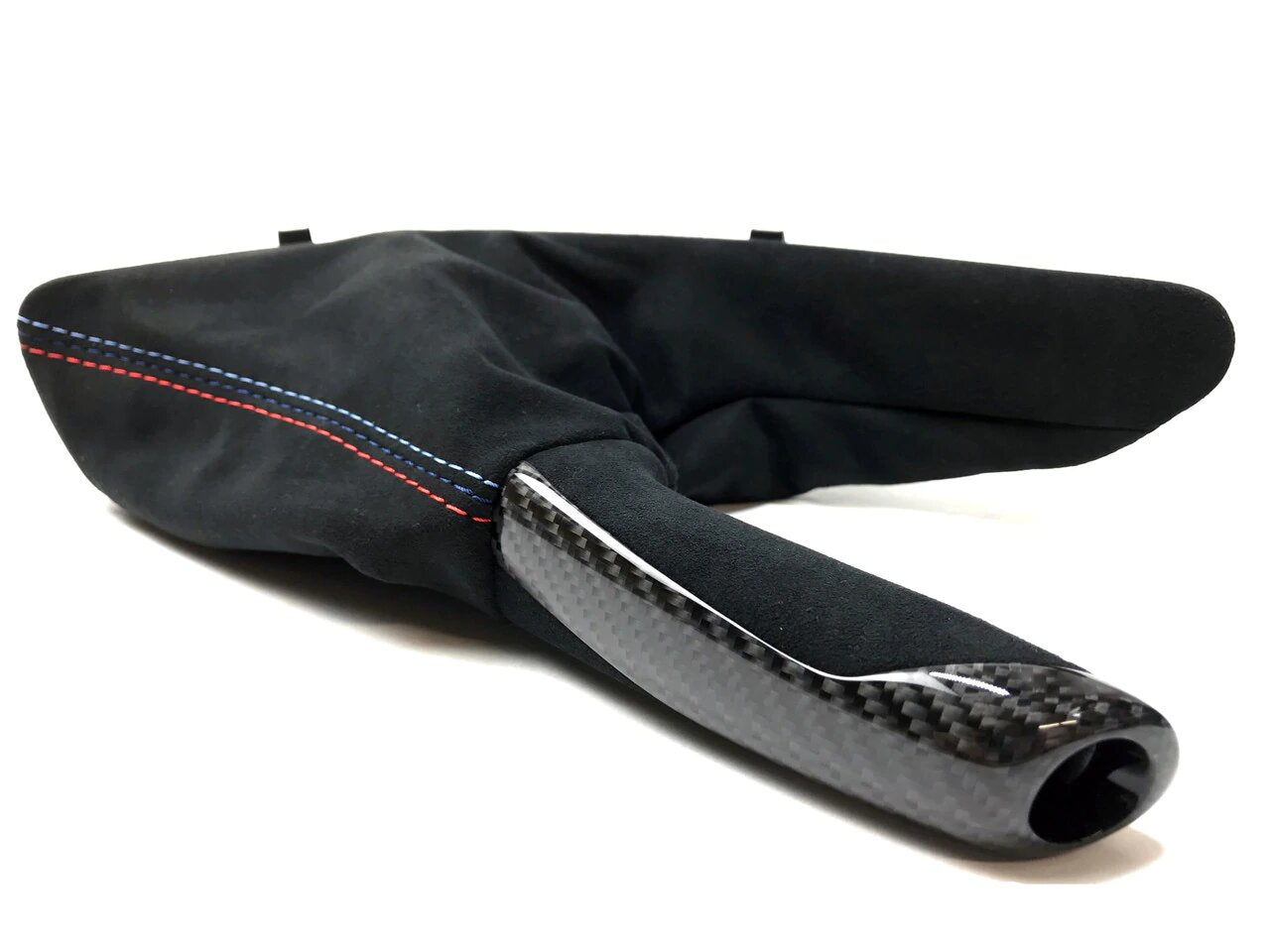 Genuine BMW F80 F82 F83 M Performance Carbon Fibre & Alcantara Parking Brake Handle (M3 & M4) - ML Performance UK