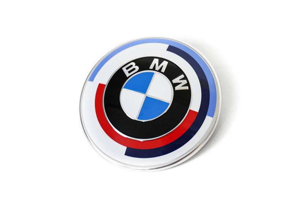 Genuine BMW F95 G06 G42 G29 82mm 50th Anniversary Emblem (Inc. M240iX, X5 50iX, X6 M & Z4 M40i) - ML Performance EU