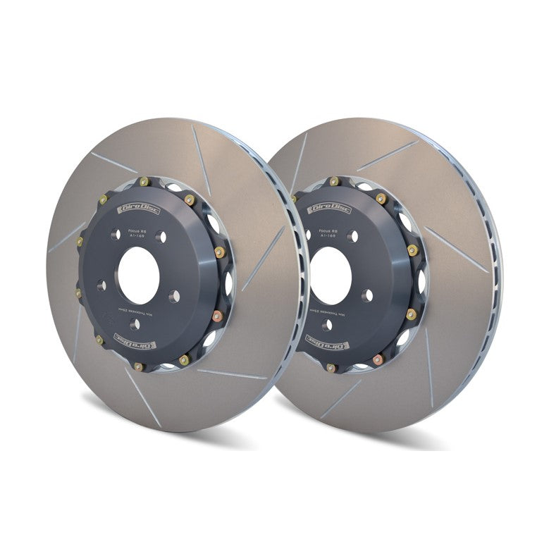 Girodisc BMW F80 F82 F83 F87 Rear 370mm 2-Piece Brake Discs For Blue Brembo Calipers - Pair (M2, M3 & M4) - ML Performance UK