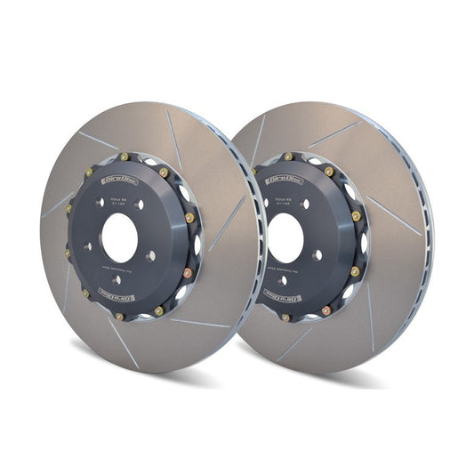 Girodisc BMW F80 F82 F83 F87 Rear 370mm 2-Piece Brake Discs For Blue Brembo Calipers - Pair (M2, M3 & M4) - ML Performance UK