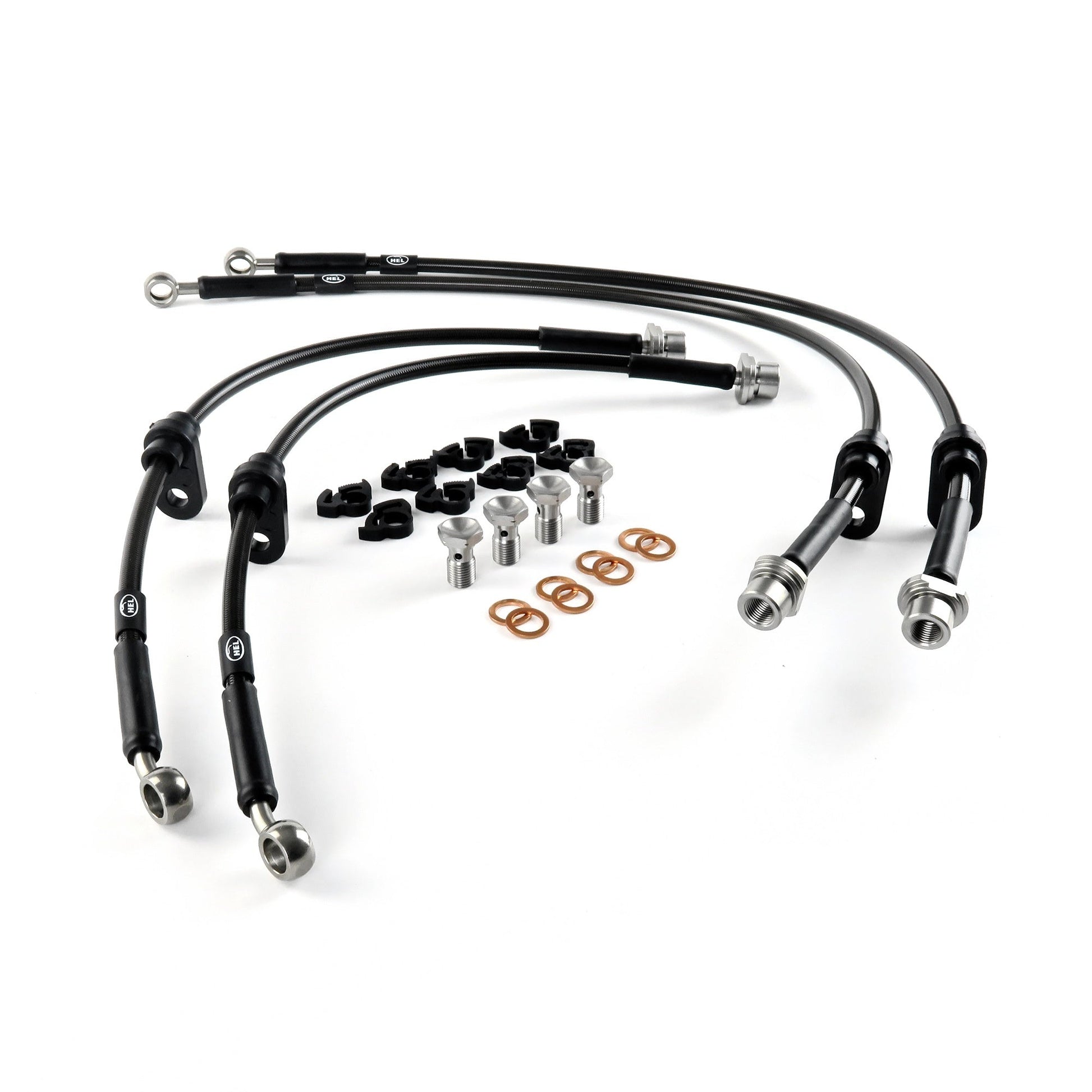HEL Performance Toyota GR Yaris Stainless Steel Front and Rear Braided Brake Lines - ML Performance EU