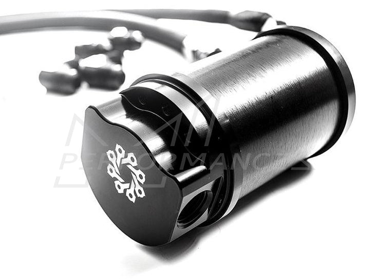Integrated Engineering Audi Volkswagen 2.0T MK5 MK6 Recirculating Catch Can Kit For OEM Valve Cover (A3, Golf, Jetta, Passat & TT)
