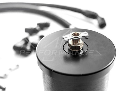 Integrated Engineering Audi Volkswagen 2.0T MK5 MK6 Recirculating Catch Can Kit For OEM Valve Cover (A3, Golf, Jetta, Passat & TT)
