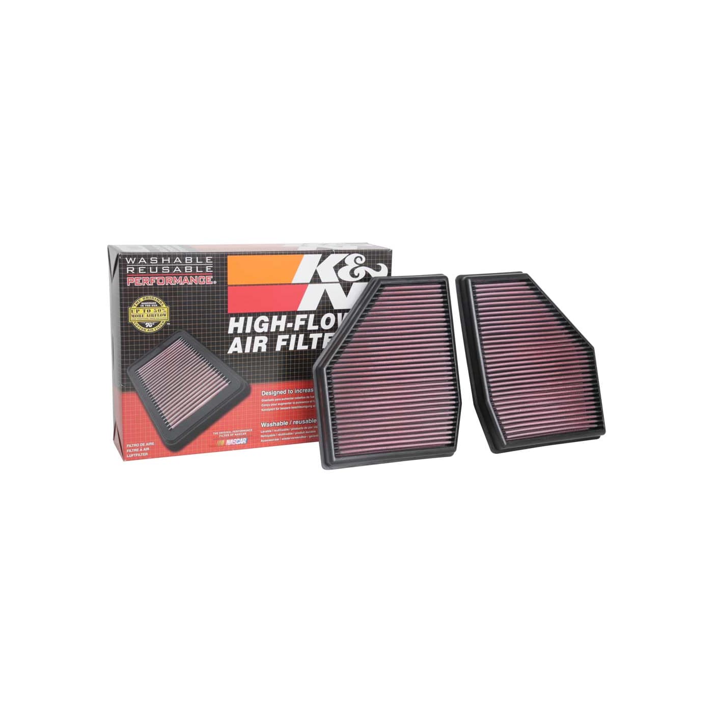 K&N BMW S63 F90 F91 F92 F93 Replacement Air Filters (M5 & M8) - ML Performance UK
