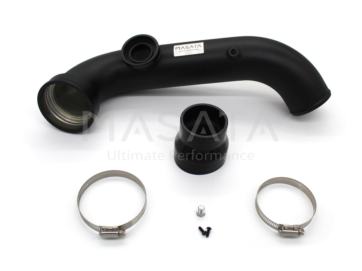 Masata BMW N54 E82 E90 E92 Aluminium Chargepipe with HKS BOV Blow Off Valve (1M, 135i & 335i) - ML Performance EU