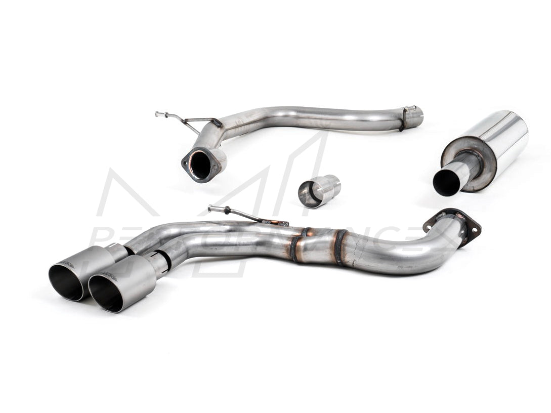 MillTek Audi 8V 8V.5 A3 2.0 TDI 150 Cat-Back Exhaust System - ML Performance UK