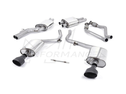 MillTek Audi B8 Resonated Cat-Back Exhaust (S4 & S5) - ML Performance EU