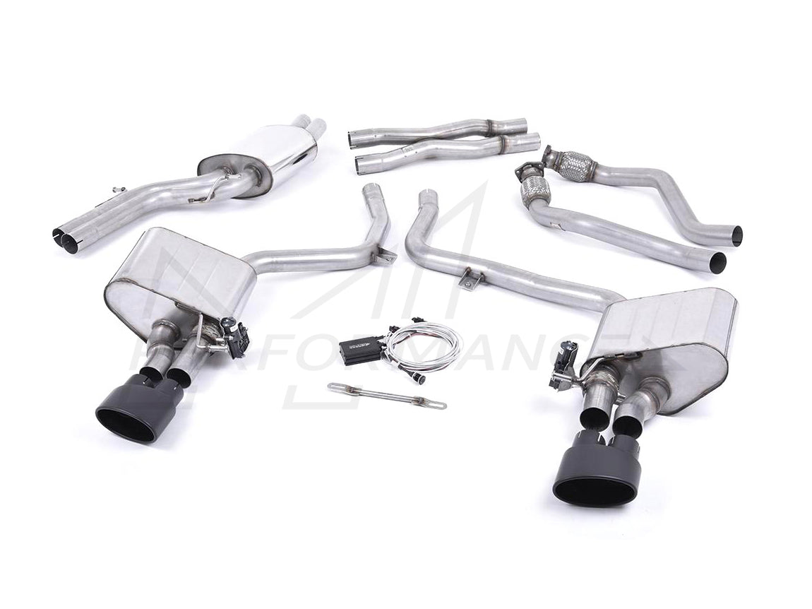 MillTek Audi B8 Valved Cat-Back Exhaust (S4 & S5) - ML Performance EU