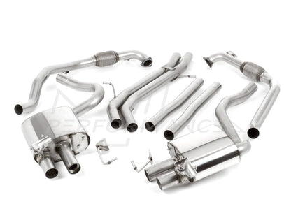 MillTek Audi B9 S5 Non-Resonated Cat-Back Exhaust - ML Performance EU