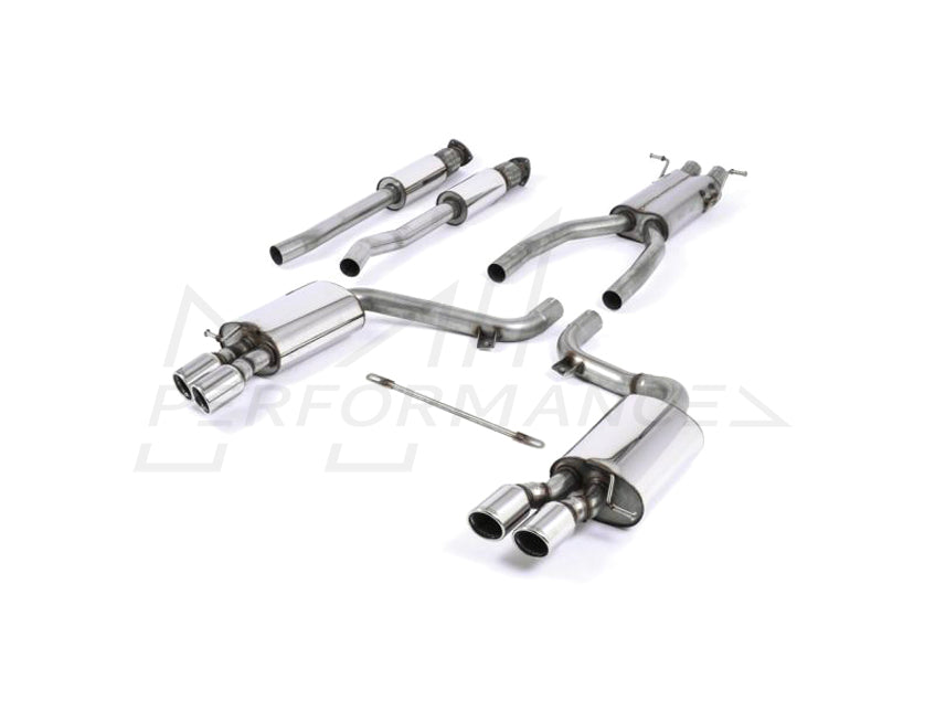 MillTek Audi C6 S6 Resonated Cat-Back Exhaust - ML Performance EU