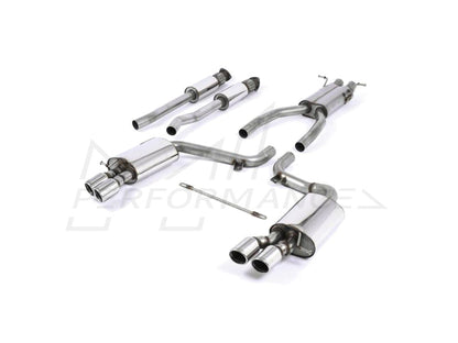 MillTek Audi C6 S6 Resonated Cat-Back Exhaust - ML Performance EU