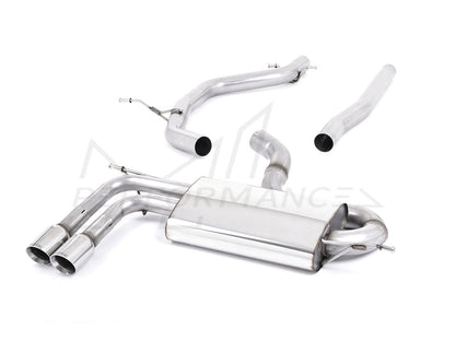 MillTek Volkswagen Audi DPF-Back Exhaust (Inc. 8P A3 & MK6 Golf GTD) - ML Performance EU