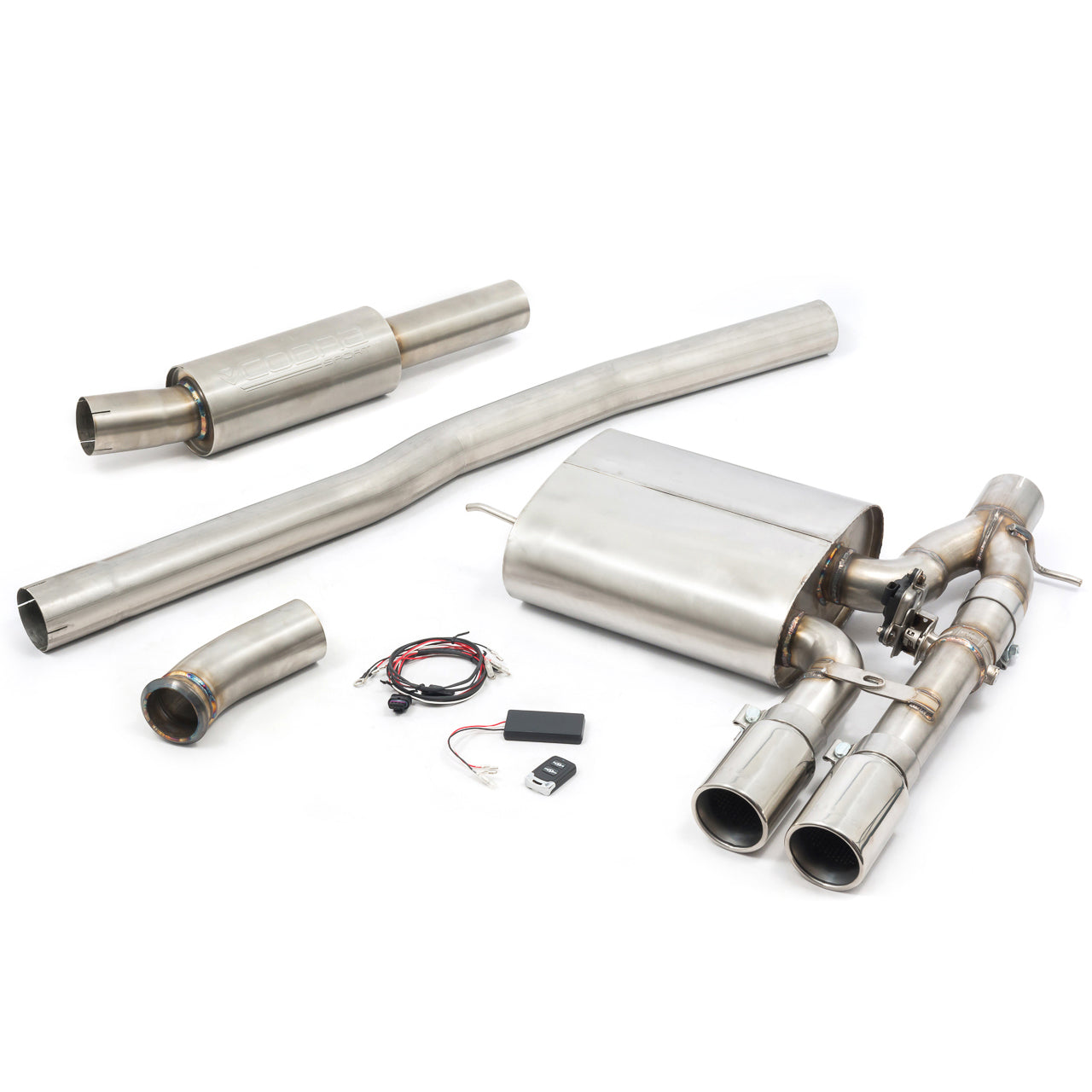 Cobra Exhaust Mini (Mk3) Cooper S / JCW (F56 LCI) Facelift 3" Valved Cat Back Performance Exhaust | ML Performance EU Car Parts