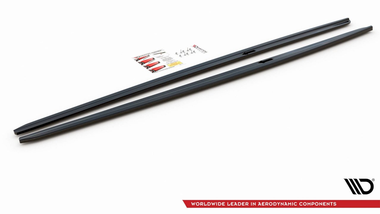 Maxton Design BMW F10 F11 V.2 Side Skirt Diffusers (Inc. 535i, 550i, M550dx & M5) - ML Performance UK