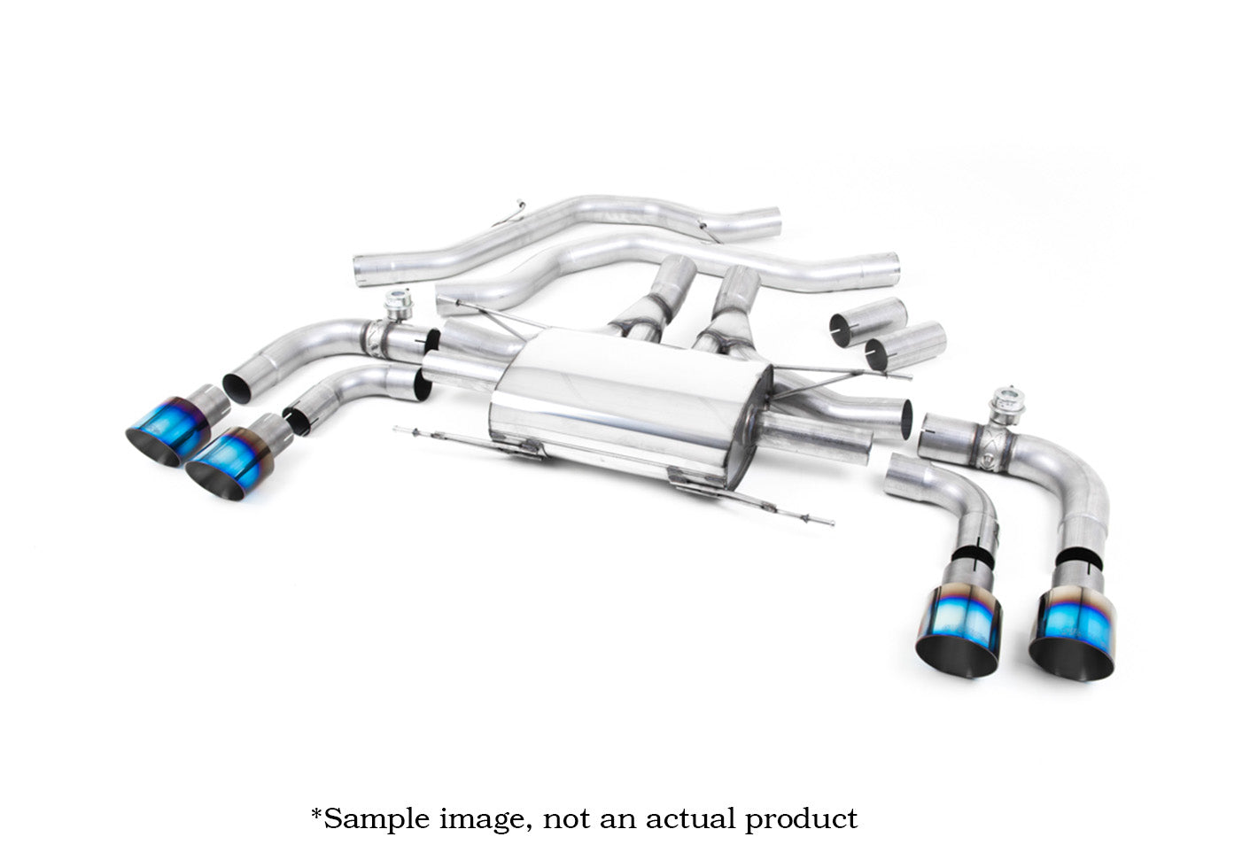 MillTek Audi 8V & 8V.2 S3 Non-Resonated Cat-Back Exhaust (GPF/OPF Models) - ML Performance EU