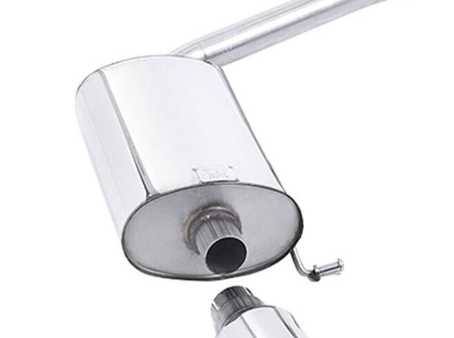 MillTek Audi B6 & B7 A4 LH Rear Silencer - ML Performance UK