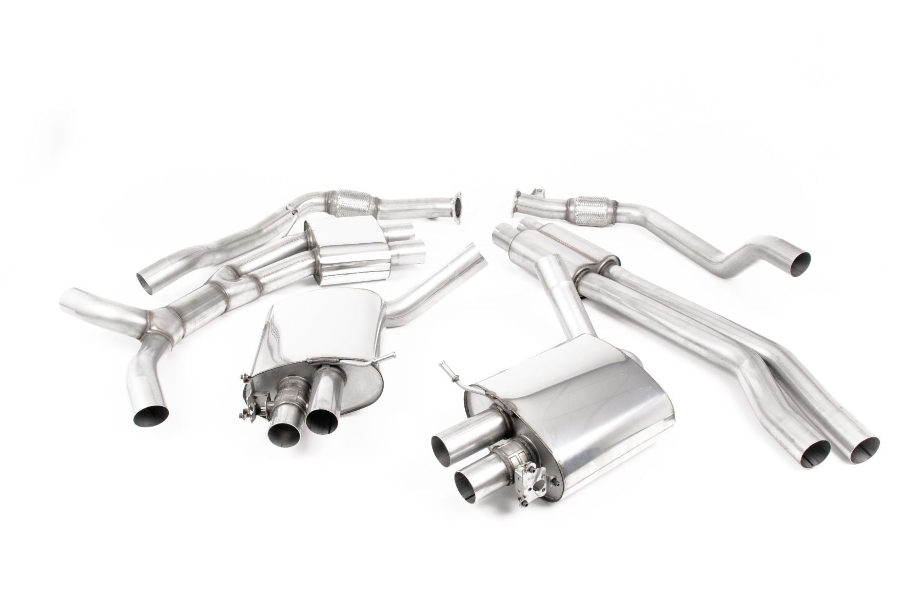 MillTek Audi B9 RS4 Road+ Cat-Back Exhaust - ML Performance UK