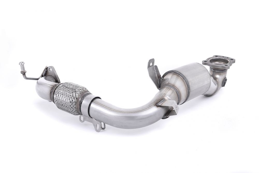 MillTek Ford MK7 & MK7.5 Fiesta 1.0T EcoBoost Large Bore Downpipe with Hi-Flow Sports Catalyst (For Milltek Cat-Back) | ML Performance