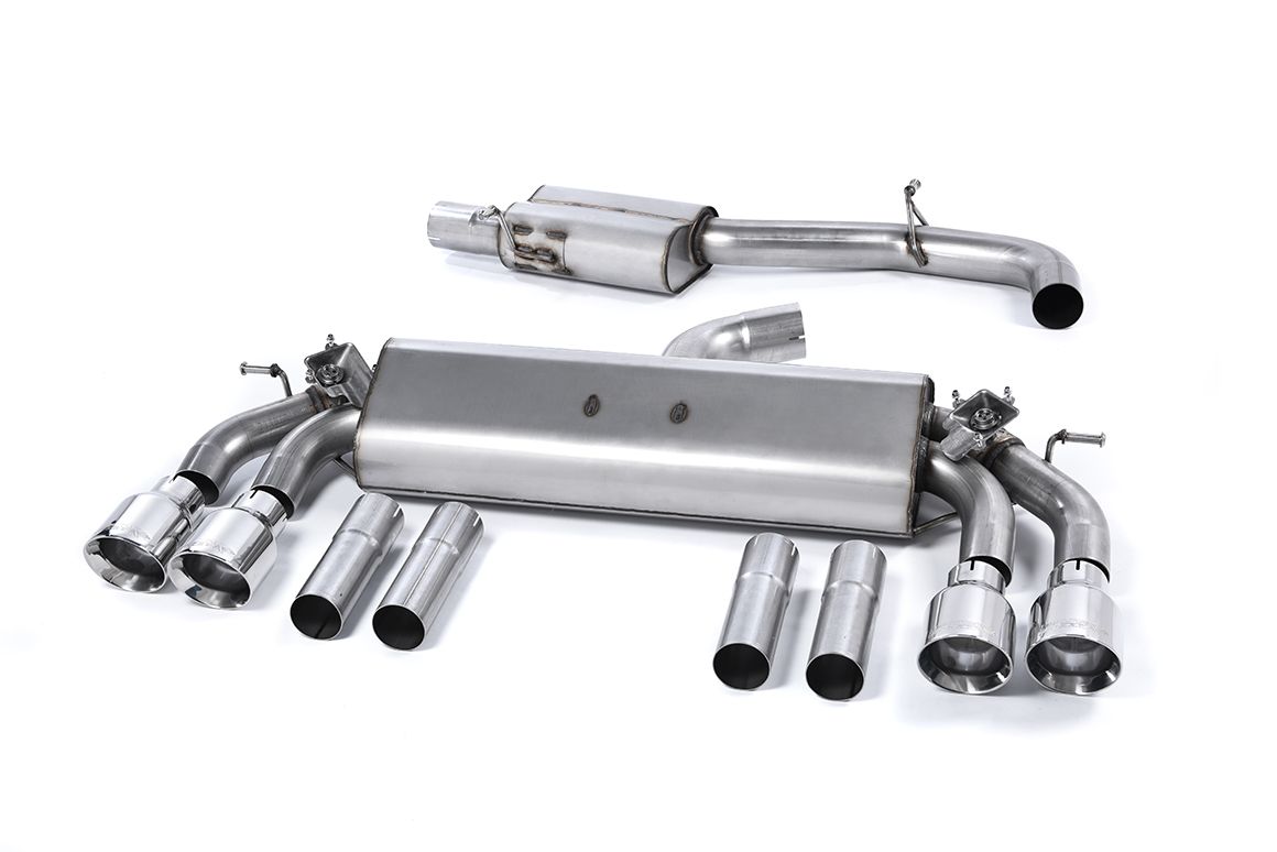 MillTek Audi 8V S3 Non-Resonated Cat-Back Exhaust - ML Performance EU