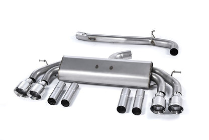 MillTek Audi 8V S3 Non-Resonated Non-Valved Cat-Back Exhaust (Saloon & Cabrio) - ML Performance EU