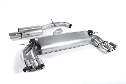MillTek Audi 8V S3 Resonated Cat-Back Exhaust - ML Performance EU