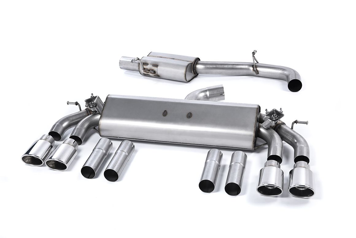 MillTek Audi 8V S3 Resonated Cat-Back Exhaust - ML Performance EU