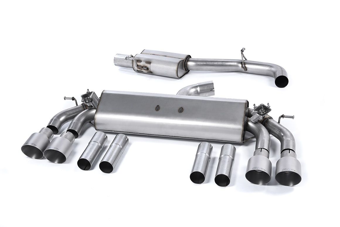 MillTek Audi 8V S3 Resonated Cat-Back Exhaust - ML Performance EU