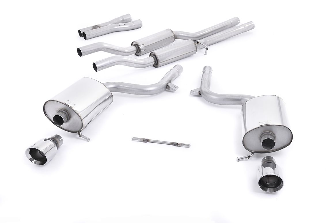 MillTek Audi A4 / S4 Resonated Cat-Back Exhaust System - ML Performance EU
