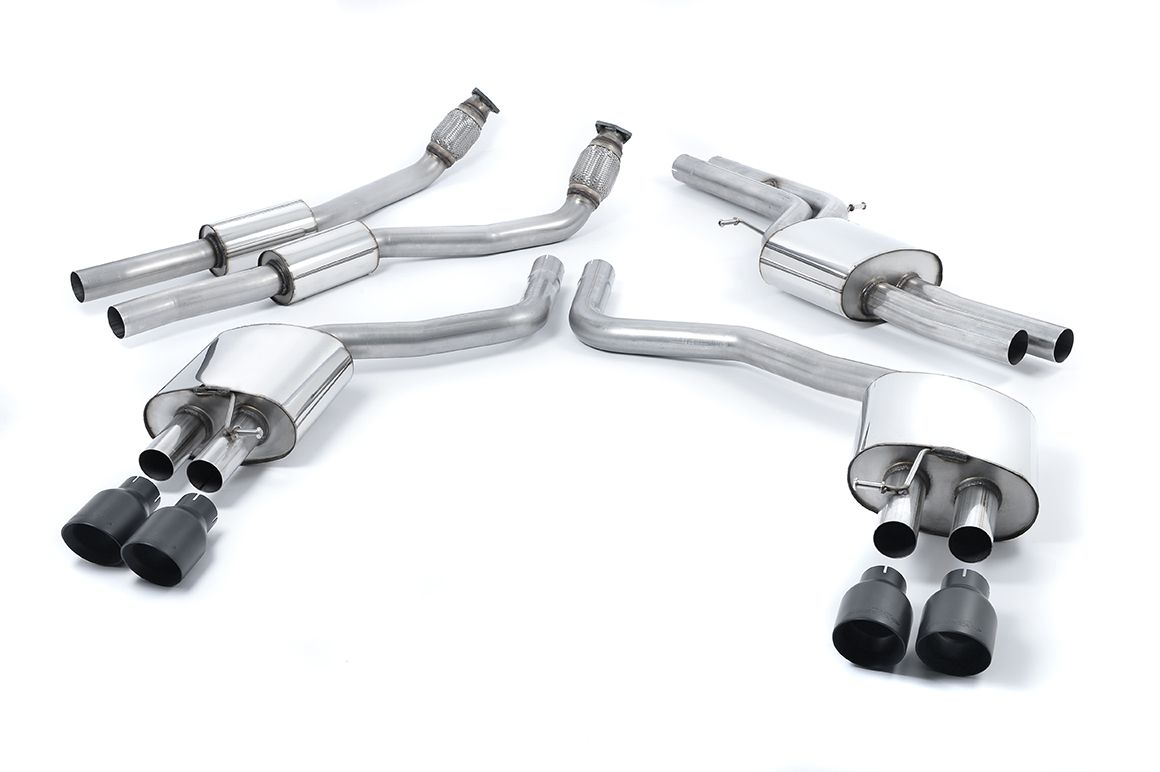 MillTek Audi C7 Resonated Cat-Back Exhaust System S6 S7 - ML Performance EU
