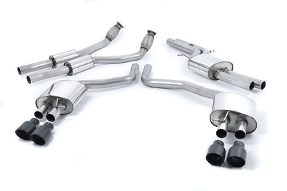 MillTek Audi C7 Resonated Cat-Back Exhaust System S6 S7 - ML Performance EU