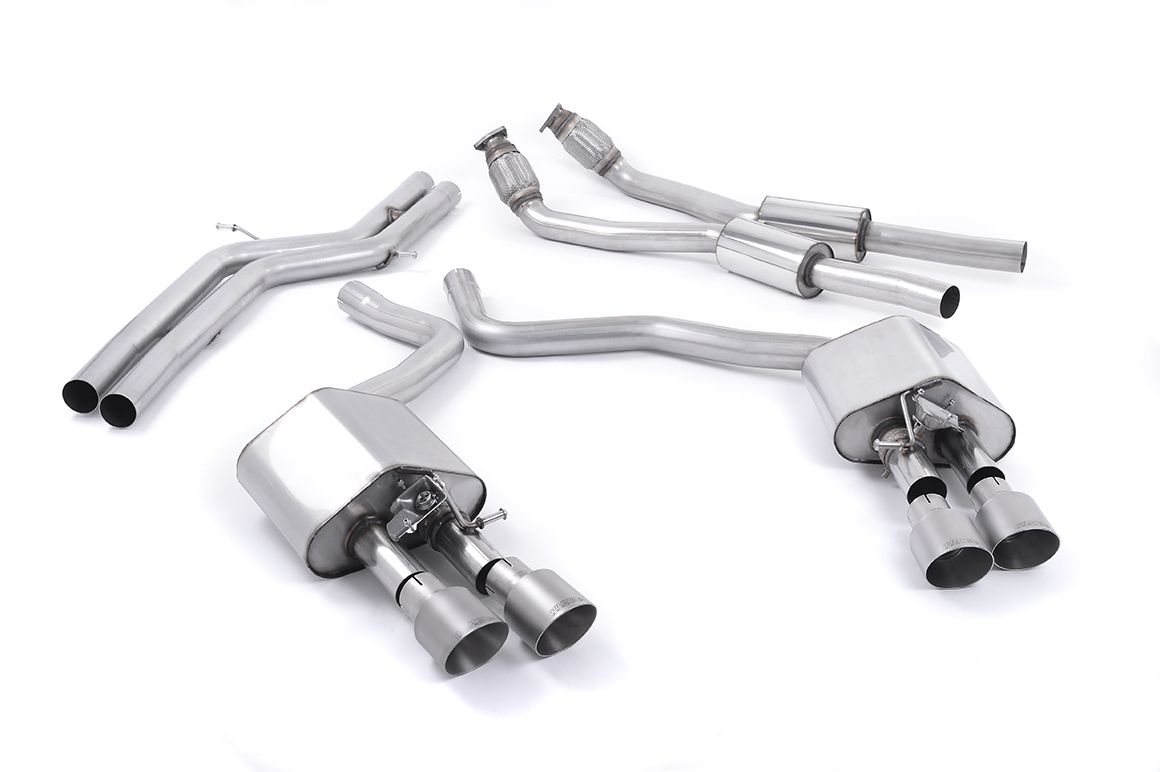 MillTek Audi C7 Sportback Valved & Non-Resonated Cat-Back Exhaust System (S6 & S7) - ML Performance EU