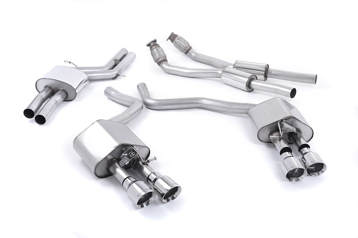 MillTek Audi C7 Sportback Valved & Resonated Cat-Back Exhaust System (S6 & S7) - ML Performance EU