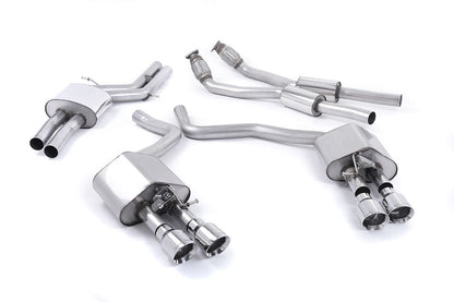 MillTek Audi C7 Sportback Valved & Resonated Cat-Back Exhaust System (S6 & S7) - ML Performance EU