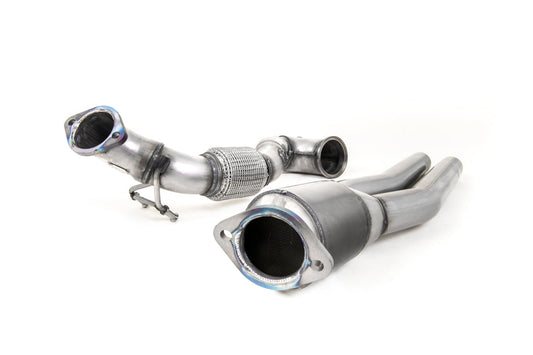 MillTek Audi RS3 SportBack 400PS Large-Bore Downpipe and Hi-Flow Sports Cat (8V MQB FaceLift Only) - ML Performance UK