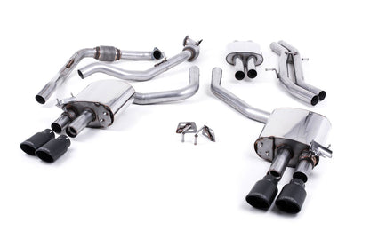 MillTek Audi B9 Resonated Cat-Back Exhaust (S4 & S5)