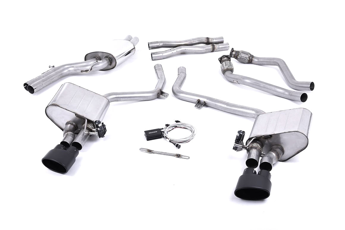 MillTek Audi B8 S5 Valved & Resonated Cat-Back Exhaust