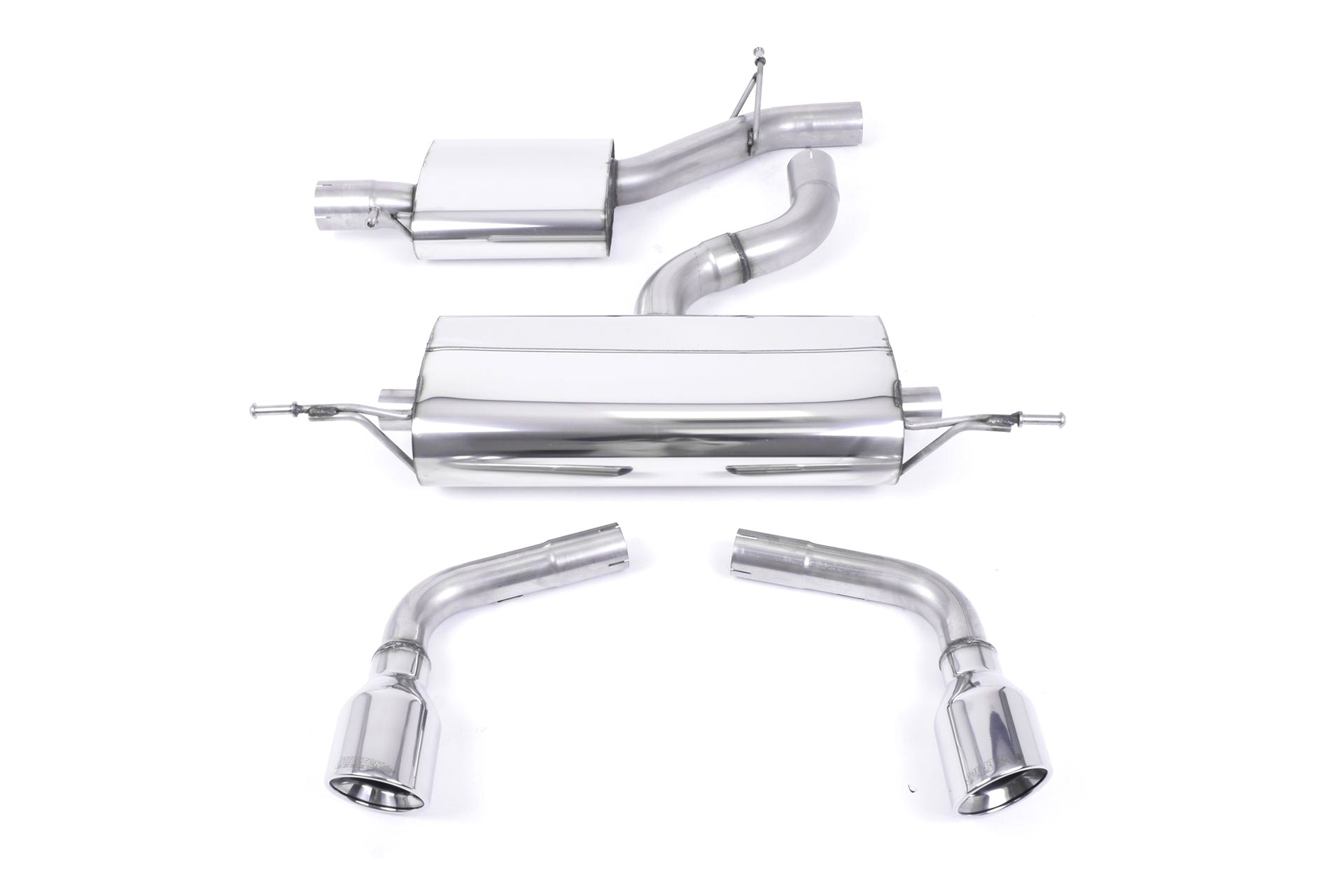 MillTek Audi TT MK2 Resonated Cat Back Exhaust - ML Performance EU
